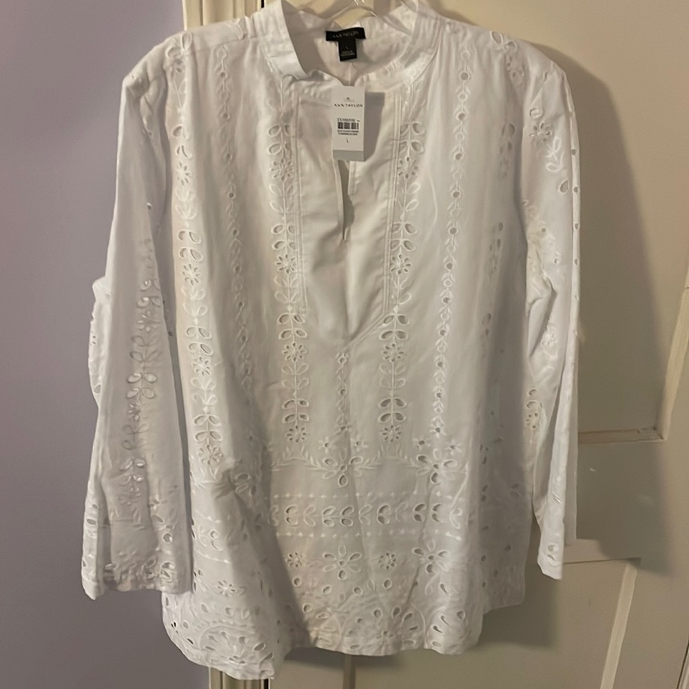 NWT Ann Taylor cotton tunic